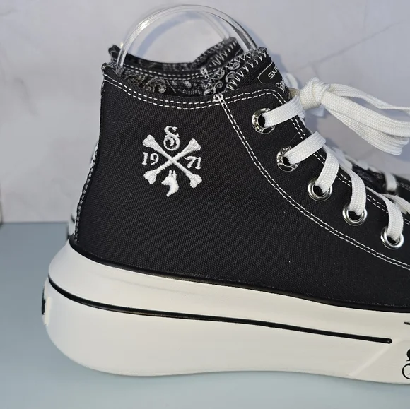 Sketchers x Snoop DoggSnoop One Doggy Bones High Top Canvas Sneakers NWT